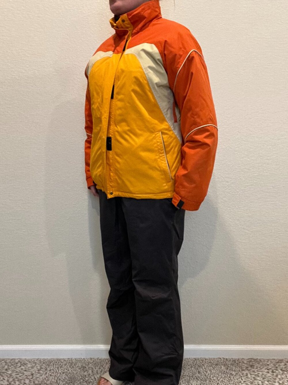 Active Ski/Snowboard Jacket Orange Size M - Picture 2 of 11